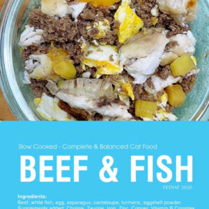 Beef Fish Cat Food